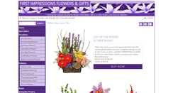 Desktop Screenshot of firstimpressionsflowers.net